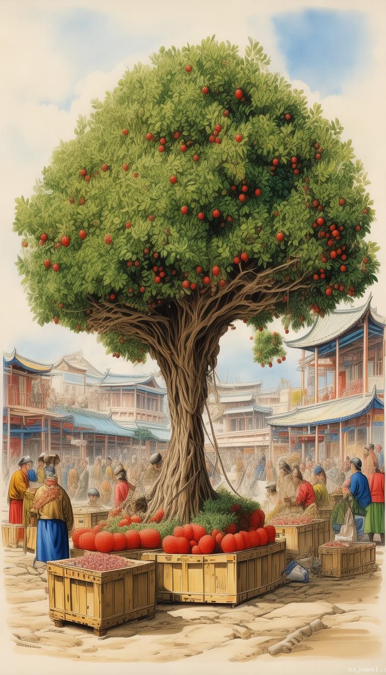 《长安的荔枝》中，将整个荔枝树运送可行性指南